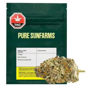 PURE SUNFARMS – GORILLA MILK 7G SATIVA