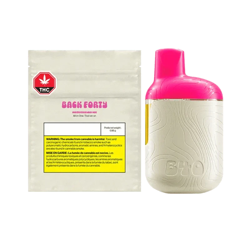 Back Forty - Watermelon Ice 0.95g THC Disposable Vape