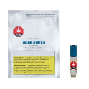 BACK FORTY: Kush Mints 1G, 510 Cart