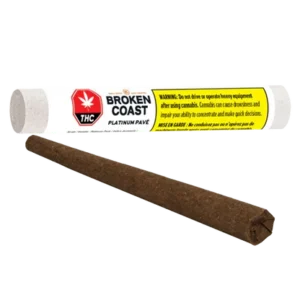 BROKEN COAST - PLATINUM PAVE BLUNT PR1X1G