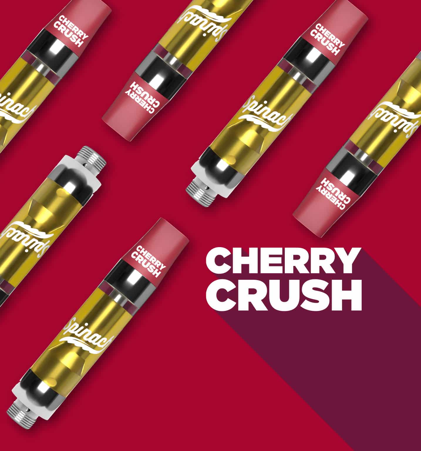 SPINACH: Cherry Crush LIQ DMND 1G, 510 Cart