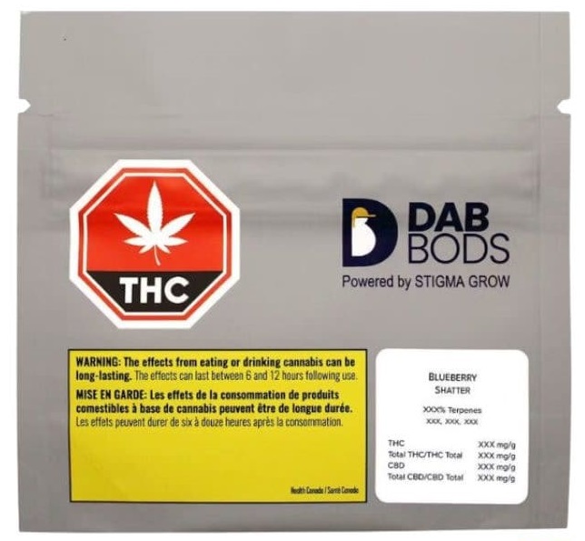 DAB BODS: BLUEBERRY (Shatter)