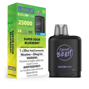 Level X Boost G2 POD - Super Sour Blueberry 25k