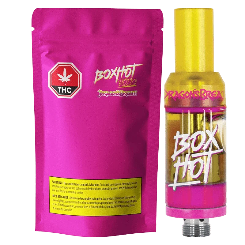 BOXHOT - DRAGON'S BREATH 1.2G VAPE CART SATIVA