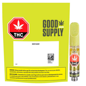 GOOD SUPPLY - BERRY BLURRY 1G VAPE CART HYBRID