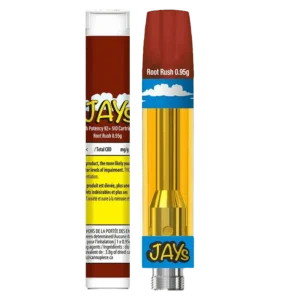 JAYS - HIGH POTENCY 92+ ROOT RUSH VAPE CART INDICA
