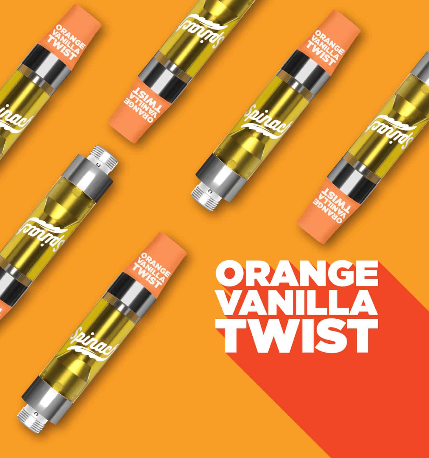 SPINACH – ORANGE VANILLA TWIST LIQ DMNDS 1G VAPE CART SATIVA